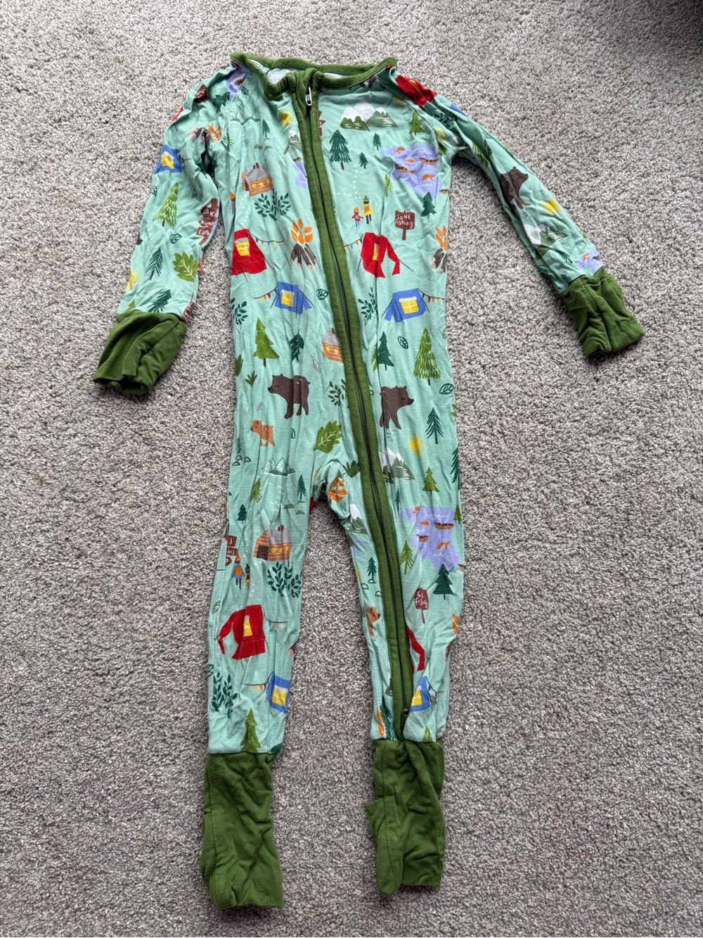 Little Sleepies 6-12 Month Camping Zippy
